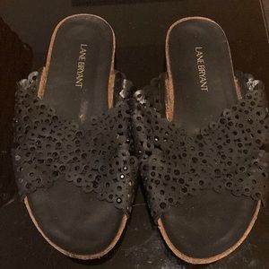 Lane Bryant Size 10W Sandals